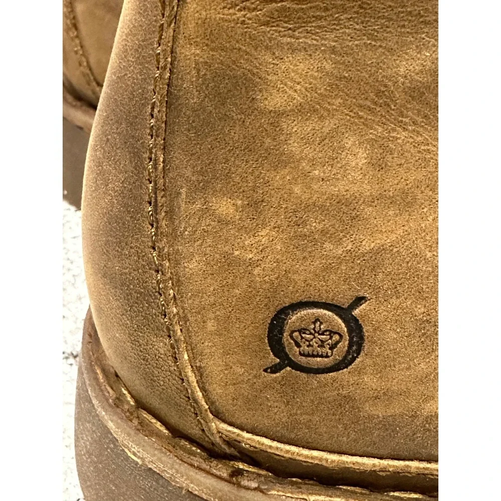 Born Chukka Boots Distressed Leather Ankle Lace‎ Up Casual Brown Mens 12M